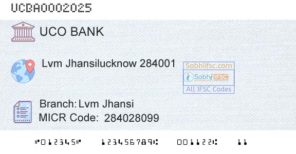 Uco Bank Lvm JhansiBranch 