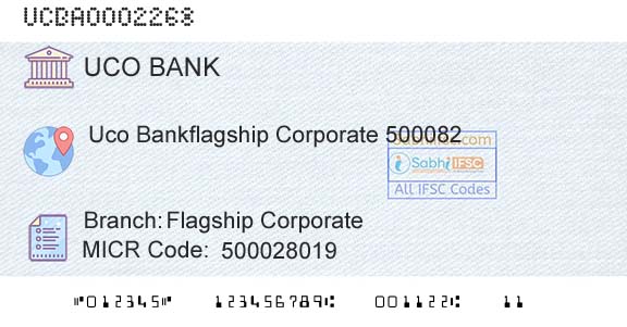 Uco Bank Flagship CorporateBranch 