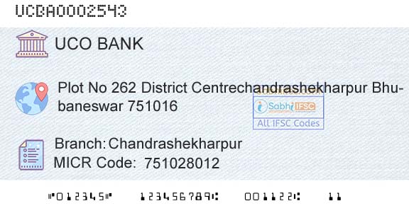 Uco Bank ChandrashekharpurBranch 