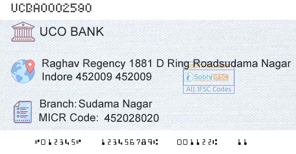 Uco Bank Sudama NagarBranch 