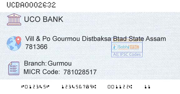 Uco Bank GurmouBranch 