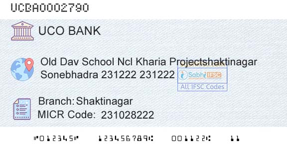 Uco Bank ShaktinagarBranch 