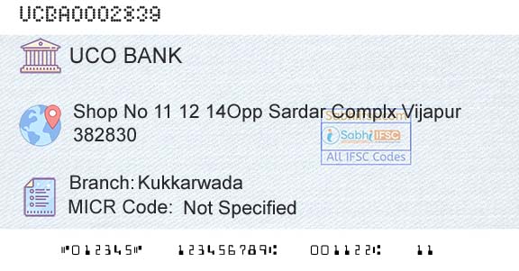 Uco Bank KukkarwadaBranch 