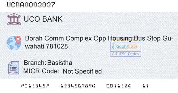 Uco Bank BasisthaBranch 