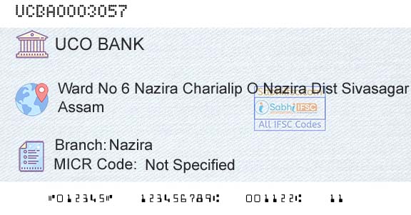 Uco Bank NaziraBranch 