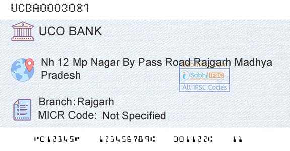 Uco Bank RajgarhBranch 