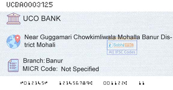 Uco Bank BanurBranch 