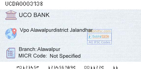Uco Bank AlawalpurBranch 