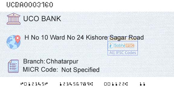 Uco Bank ChhatarpurBranch 