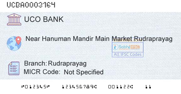 Uco Bank RudraprayagBranch 