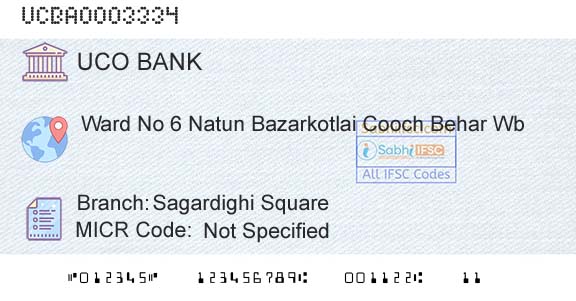 Uco Bank Sagardighi SquareBranch 