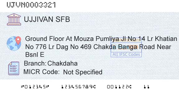 Ujjivan Small Finance Bank Limited ChakdahaBranch 