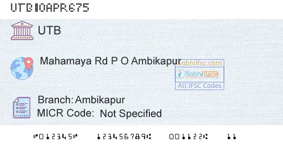 United Bank Of India AmbikapurBranch 