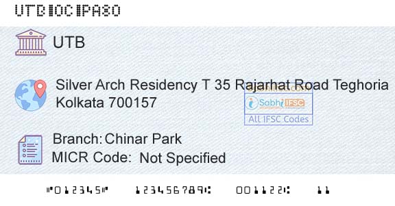United Bank Of India Chinar ParkBranch 