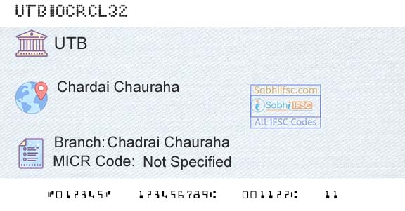 United Bank Of India Chadrai ChaurahaBranch 