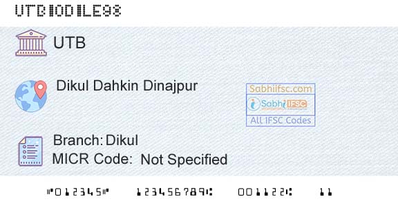 United Bank Of India DikulBranch 