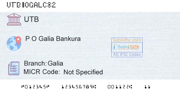 United Bank Of India GaliaBranch 
