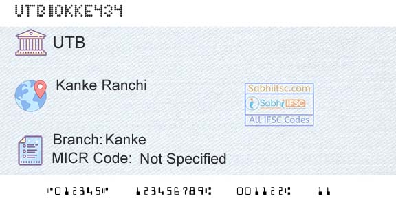 United Bank Of India KankeBranch 
