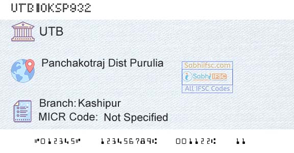 United Bank Of India KashipurBranch 
