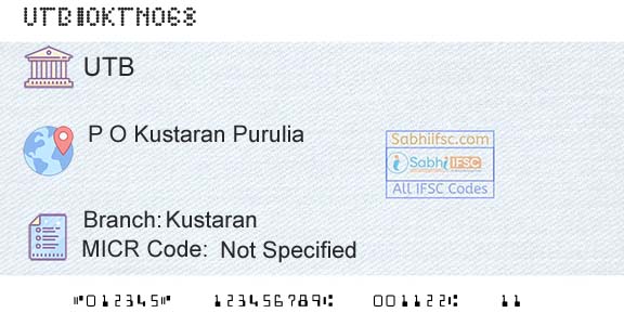 United Bank Of India KustaranBranch 
