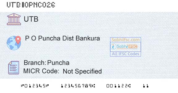 United Bank Of India PunchaBranch 