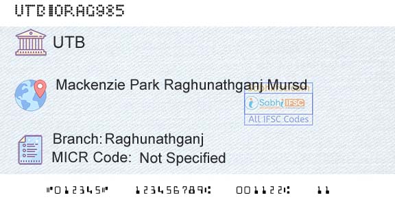 United Bank Of India RaghunathganjBranch 