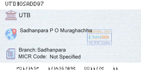 United Bank Of India SadhanparaBranch 