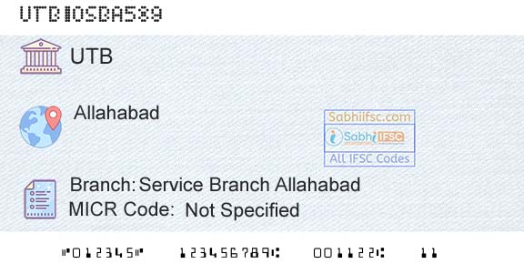 United Bank Of India Service Branch AllahabadBranch 