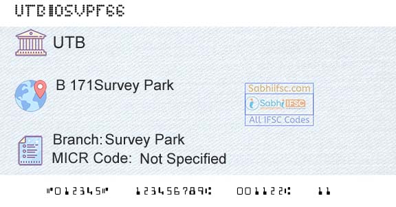 United Bank Of India Survey ParkBranch 