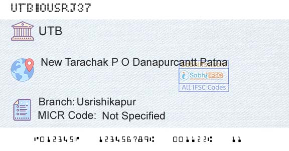 United Bank Of India UsrishikapurBranch 