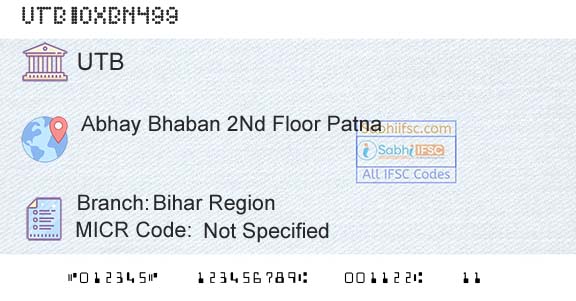 United Bank Of India Bihar RegionBranch 
