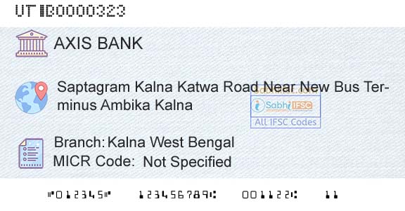 Axis Bank Kalna [west Bengal]Branch 