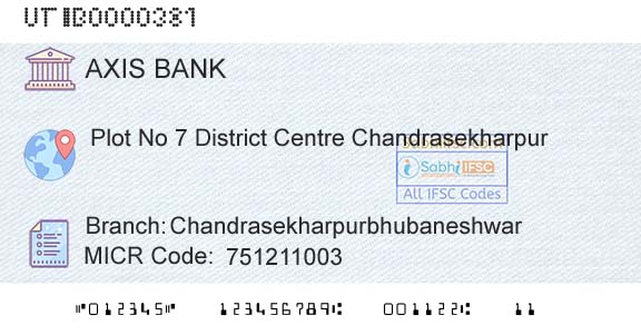 Axis Bank Chandrasekharpur[bhubaneshwar]Branch 