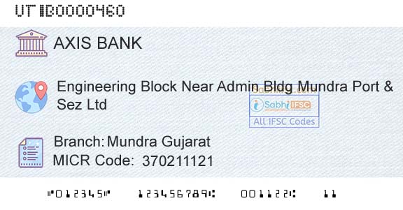 Axis Bank Mundra Gujarat Branch 