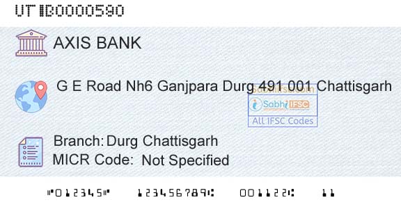 Axis Bank Durg ChattisgarhBranch 