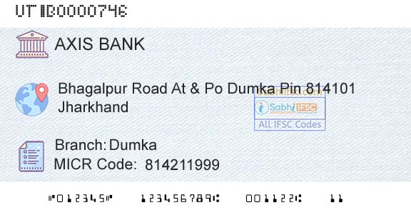 Axis Bank DumkaBranch 