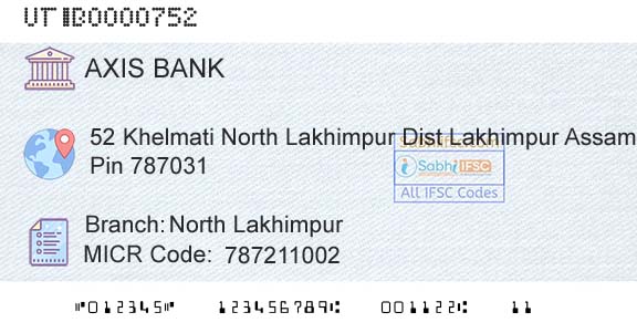 Axis Bank North LakhimpurBranch 