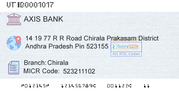 Axis Bank ChiralaBranch 