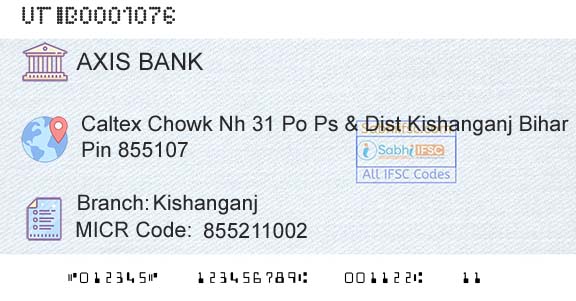 Axis Bank KishanganjBranch 