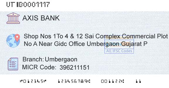 Axis Bank UmbergaonBranch 