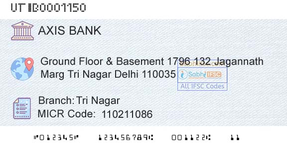 Axis Bank Tri NagarBranch 
