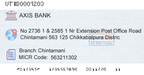 Axis Bank ChintamaniBranch 