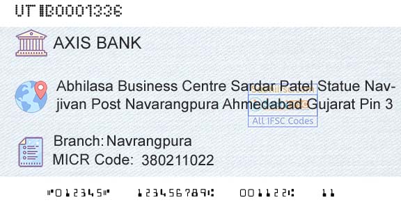 Axis Bank NavrangpuraBranch 