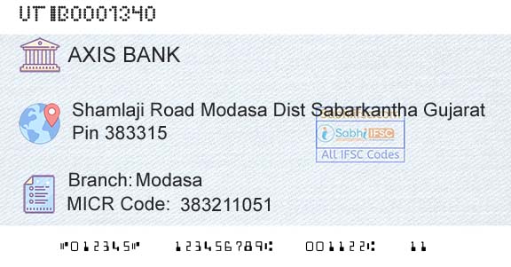 Axis Bank ModasaBranch 