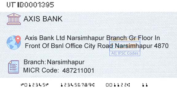 Axis Bank NarsimhapurBranch 