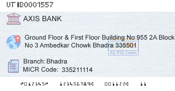 Axis Bank BhadraBranch 
