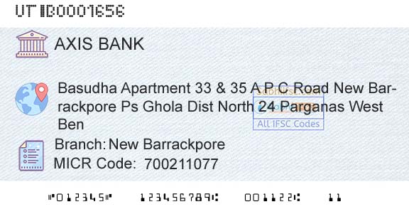 Axis Bank New BarrackporeBranch 