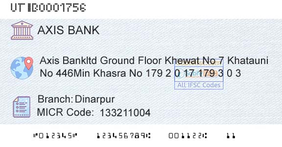 Axis Bank DinarpurBranch 