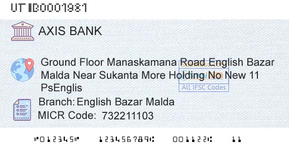 Axis Bank English Bazar MaldaBranch 
