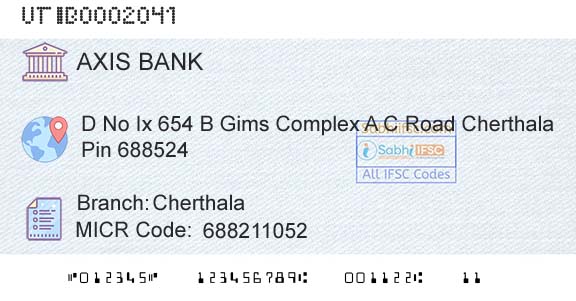 Axis Bank CherthalaBranch 